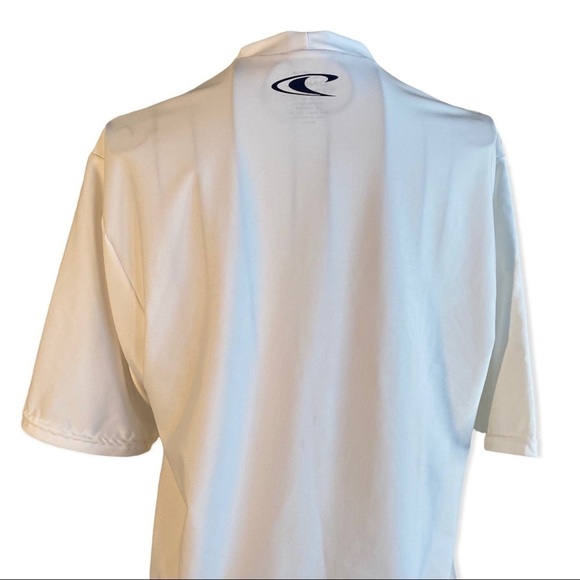 O'Neill 50+ UV Block Short-sleeved Rash Guard White Size Small - Picture 7 of 9